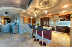 Fully equipped kitchen inside the Azure Galaxy Suite