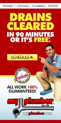 My Plumber 90 Minute Drain Clear Guarantee