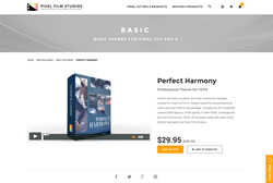 Final Cut Pro X - Perfect Harmony - Pixel Film Studios Plugin