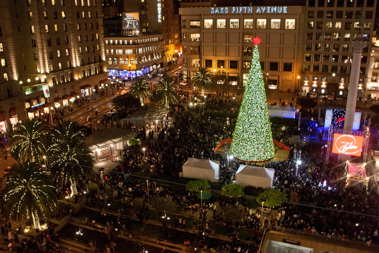 San Francisco Shines Bright Holiday Lights, Sights and Decorations