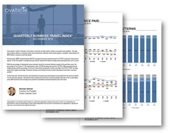 Ovation Corporate Travel Q3 2016 Business Travel Index