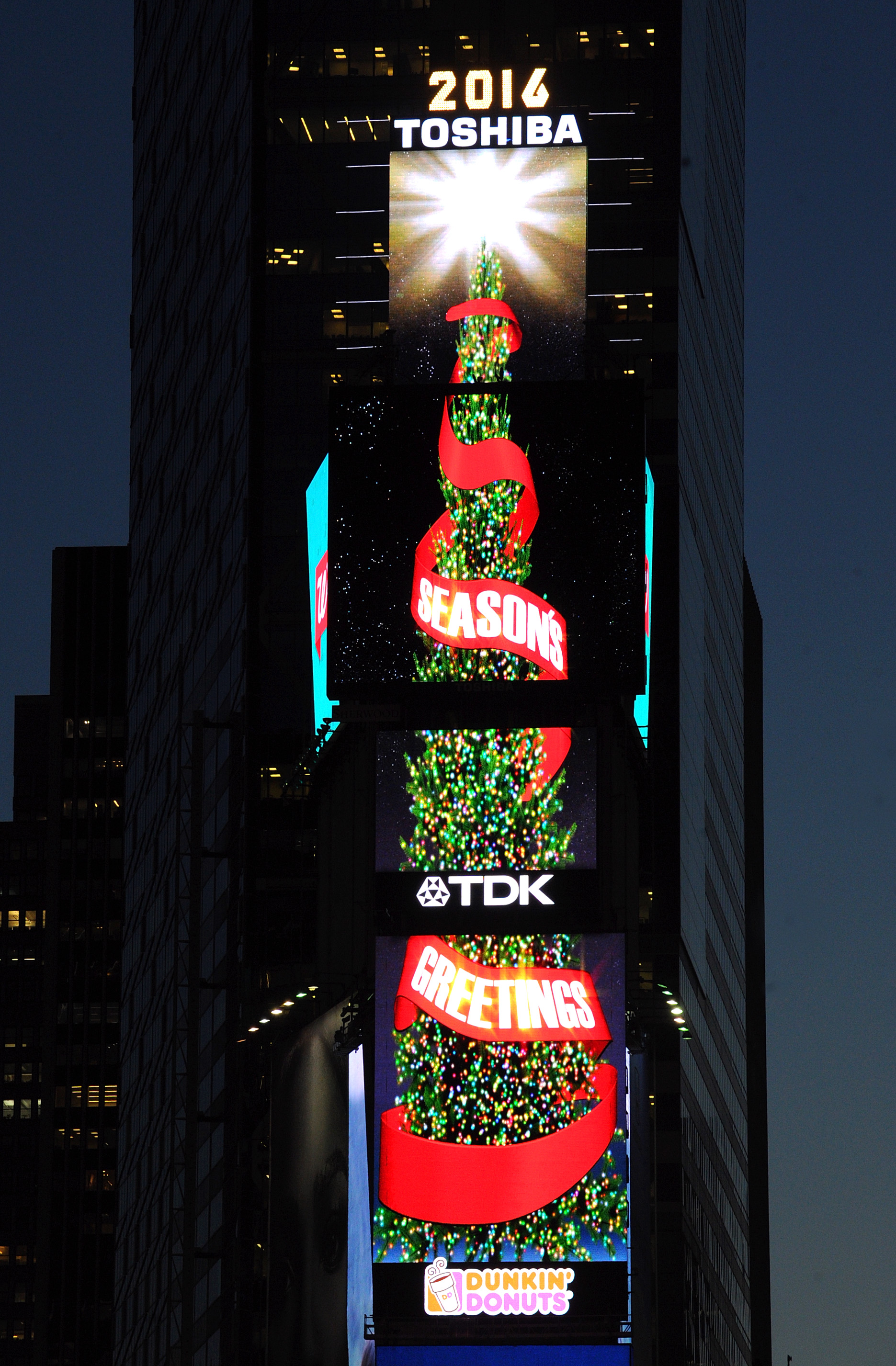 “Season’s Greetings” will Spread Throughout Times Square as the World’s