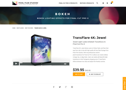 FCPX Plugin - TransFlare 4K Jewel - Pixel Film Studios