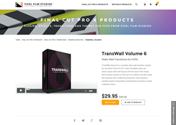 FCPX Plugin - TransWall Volume 6 - Pixel Film Studios