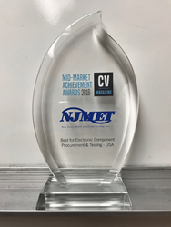 NJ MET win tCorporate Vision Magazine 2016 Mid-Market Achievement Award