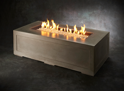 linear cove fire pit