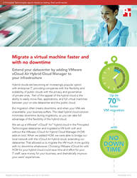 See how companies can migrate VMs 70% faster and with no downtime