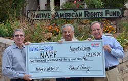 Giving Back Group Partners With Native American Rights Fund
