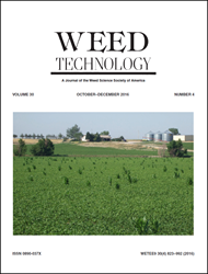Weed Technology Volume 30, Issue 4 cover