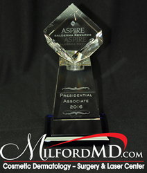 MilfordMD Receives 2016 Galderma Presidential Associate Award