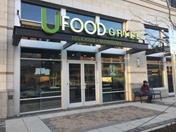 UFood Grill, a healthy fast-casual restaurant chain, opens its doors today in the Baltimore area at Metro Centre at Owings Mills.