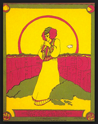 Original 1969 Led Zeppelin Merriweather Post Pavilion Concert Poster