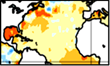 Atlantic Basin Ocean Temperatures - Warmer than Normal