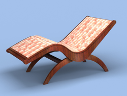 The Atlas Flex-Block Himalayan Salt Lounge from Saltability and TouchAmerica