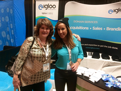 Francine Fiesel and Tessa Holcomb at NamesCon 2017