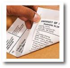 fold under shipping labels