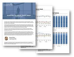 Ovation Corporate Travel Q4 2016 Business Travel Indexes