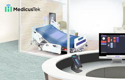 The solution consists of a sensor pad/mattress, nursing station dashboard, control box, and mobile device with SensableCare app.