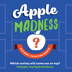 apple madness graphic