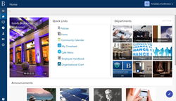 The Brookings Institution turnkey intranet, out-of the box intranet, ready to go intranet, OneWindow Workplace intranet for Office 365