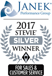 JANEK PERFORMANCE GROUP WINS TWO SILVER AWARDS IN 11th ANNUAL STEVIE AWARDS FOR SALES & CUSTOMER SERVICE