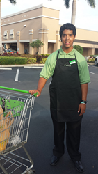 Jonier (JB) Burgos, who has a learning disability, is an important member of the Publix team.
