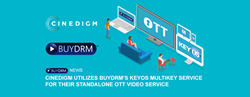 Cinedigm Utilizes BuyDRM’s KeyOS MultiKey Service for their Standalone OTT Video Service.