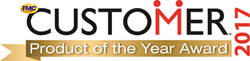 CUSTOMER magazine 2017 Product of the Year Award
