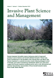 Invasive Plant Science and Management Cover