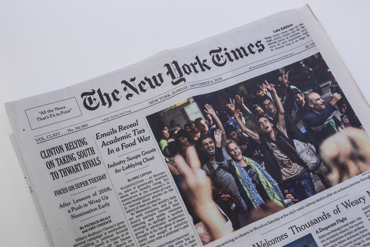 Analysis Indicates New York Times Sunday Magazine has Excess Editors