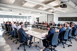 Over 20 leaders of manufacturing were in attendance for the Roundtable discussion at Balluff on February 13th 2017.