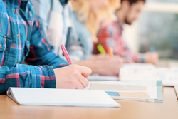 Students in class