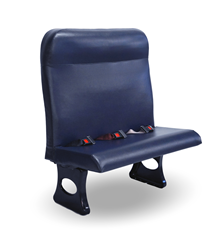This new convertible solution allows the customer to change the seat back frame to have a three point or child-restraint seat without having to purchase all new seats for reinstallation into the bus.