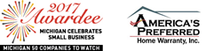 America’s Preferred Home Warranty Honored as One of the 2017 “Michigan 50 Companies to Watch”