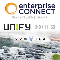 Comview in Unify's Booth 1601 @ Enterprise Connect 2017