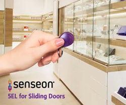 Senseon's keyless, hidden electronic locking system is ideal security for jewelry display cases