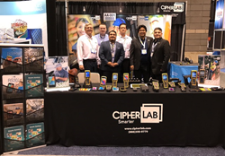 CipherLab Sales Team at PROMAT 2017