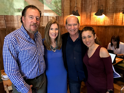 L to R: ASA Matt Asner, AGA Liz H Kelly, AGA Founder David M Luber, Autism Advocate Dani Bowman