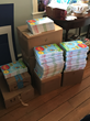 Copies of The Lorax ready for delivery