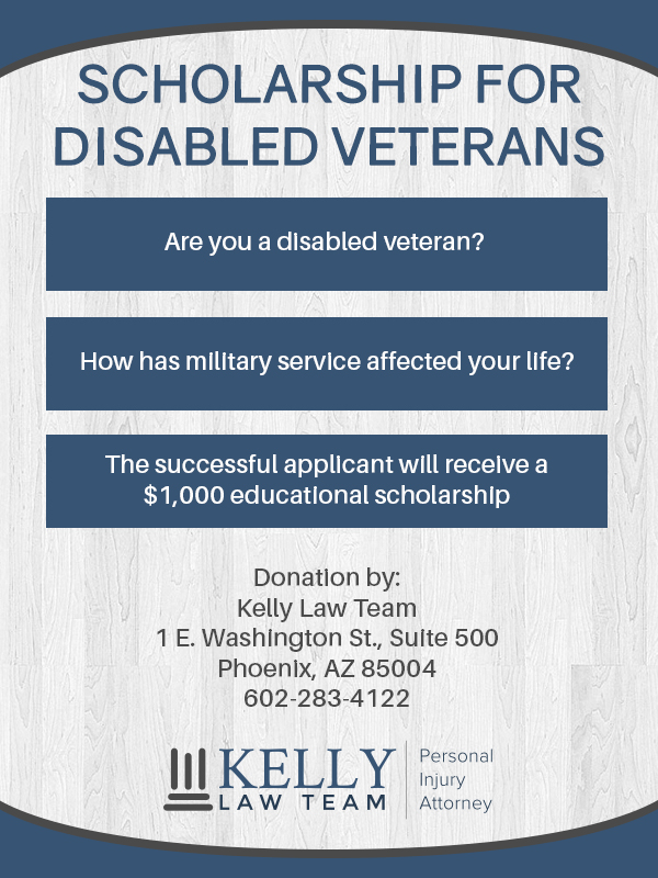 Phoenix Law Firm Announces Disabled Veteran Scholarship