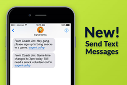 Pro subscribers can now communicate with text messaging