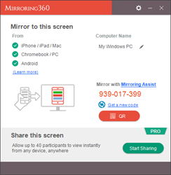 Mirroring360 Pro Screen Shot