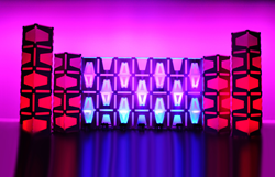 un-panel product line can be used as a backdrop, freestanding wall or columns