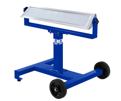 mobile LED light stand with wheels