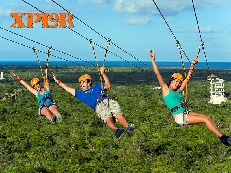 xcaret zipline cancun