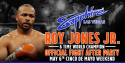 Meet Roy Jones Jr. at Sapphire Gentlemen’s Club in Las Vegas.
