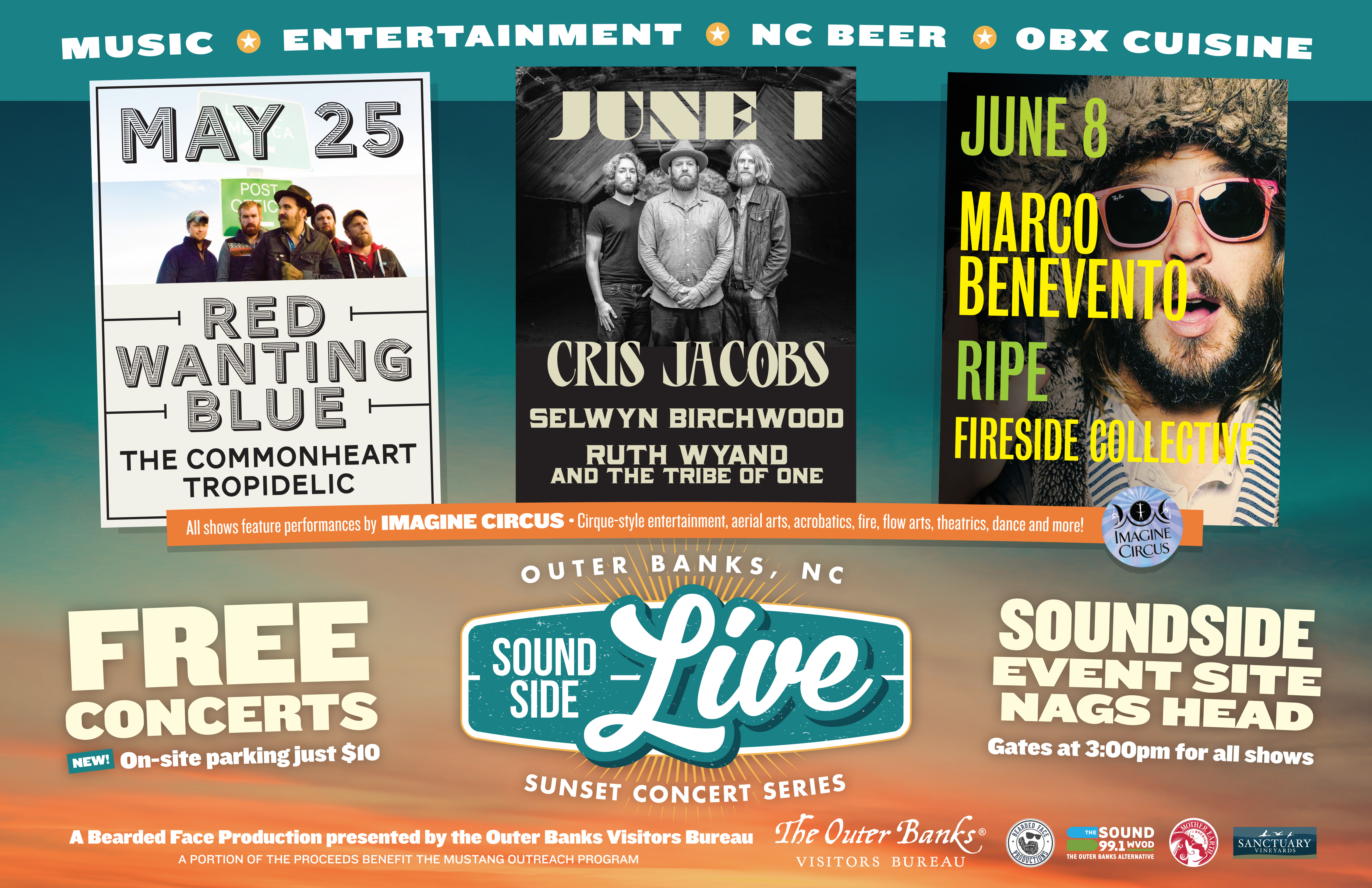 NC Outer Banks Soundside Live Sunset Concert Series Announced