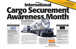 International Cargo Securement Awareness Month, CVSA’s 2017 International Roadcheck, International Roadcheck