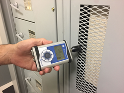 This is the Sonus XT ultrasound performing an electrical inspection for corona, tracking and arcing.