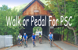 Charity cycling event in Vermont